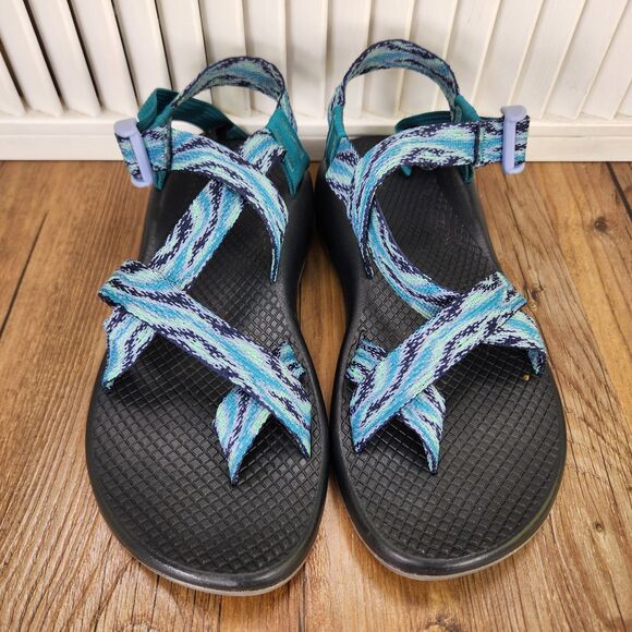 Chaco Z/2 Classic Current Dusty Blu Women's Size 7 Blue Hiking Strappy Sandals - Picture 9 of 12
